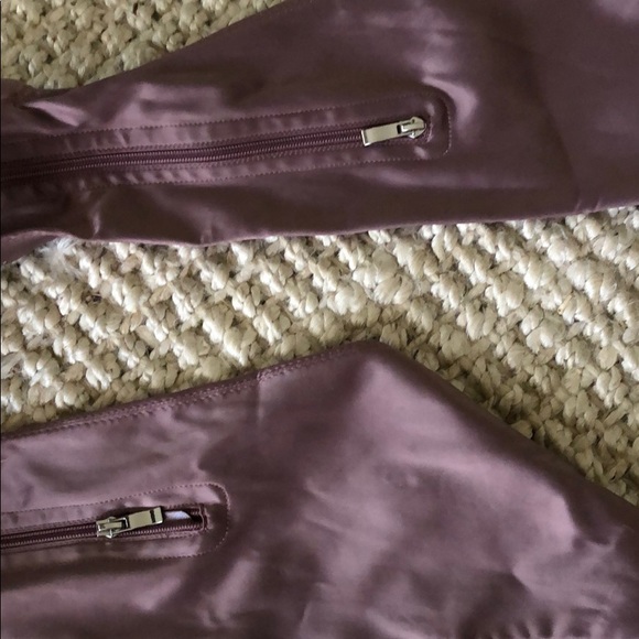 Mauve/blush pink Thigh High Boots - Picture 7 of 7